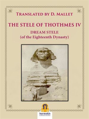cover image of The Stele of Thothmes IV